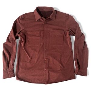 Lululemon Men’s Compatibility Snap Shirt Long Sleeve Size Medium